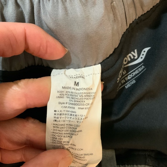 Saucing men’s layered compression workout shorts. Size M - Picture 5 of 5